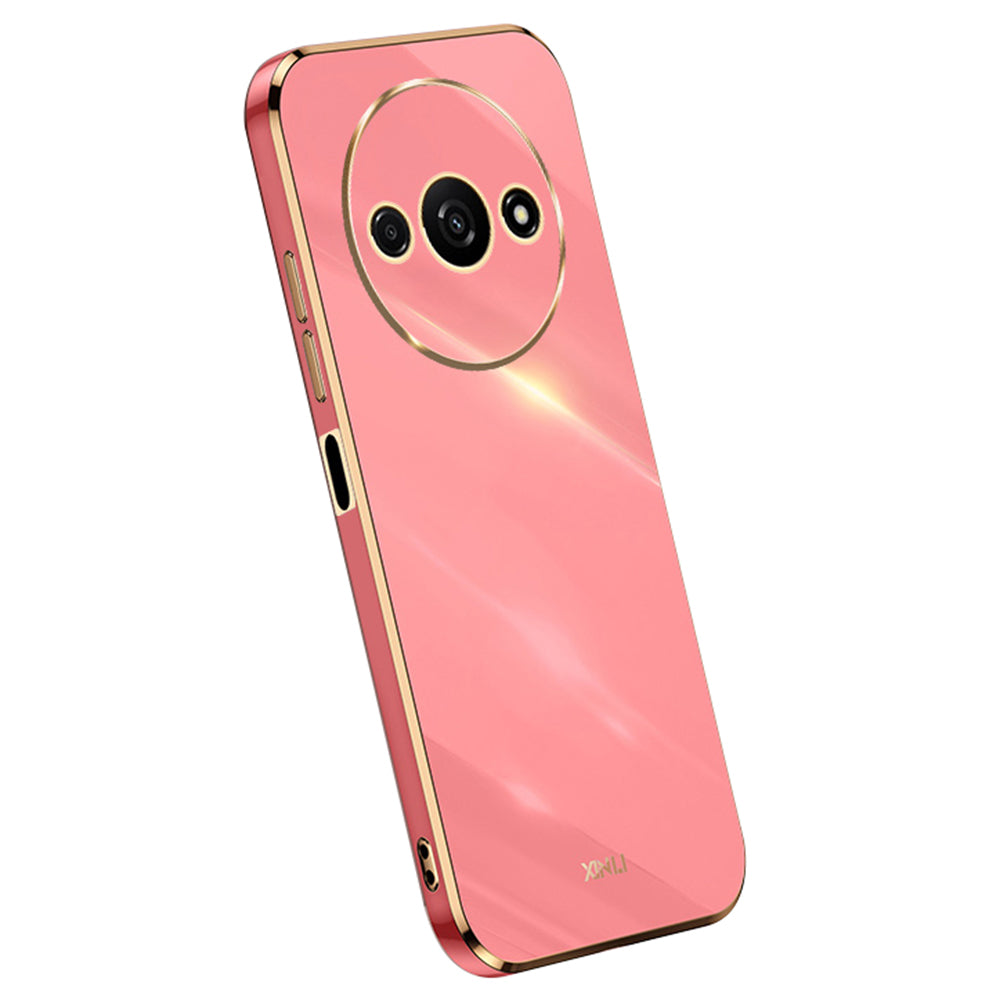 XINLI For Xiaomi Redmi A3 / Poco C61 4G TPU Case Precise Cut-outs Lens Protection Electroplating Phone Cover XINLI For Xiaomi Redmi A3 / Poco C61 4G TPU Case Precise Cut-outs Lens Protection Electroplating Phone Cover